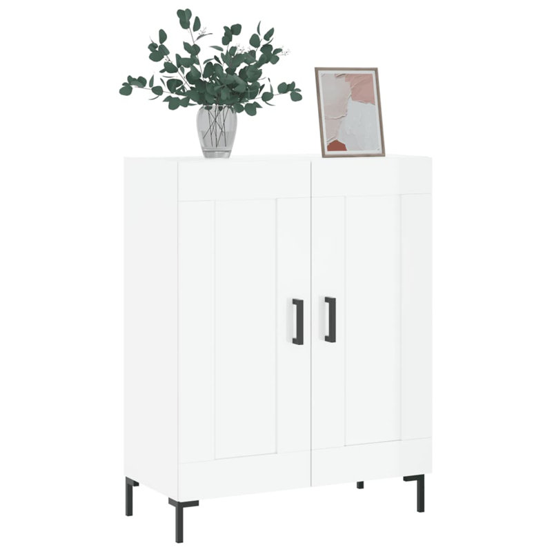Youenn 69.5cm Sideboard, High Gloss White