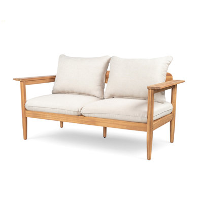 Terassi Outdoor Acacia Wood Loveseat