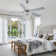 Jio 52" 5 - Blade Glamorous Crystal Reversible Ceiling Fan with Lights and Remote, 6 Speed Ceiling Fan
