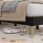 Twin Size Velvet Upholstered Platform Bed Frame with Adjustable Headboard, No Box Spring Required, Easy Assembly, Black-773057766-773057760