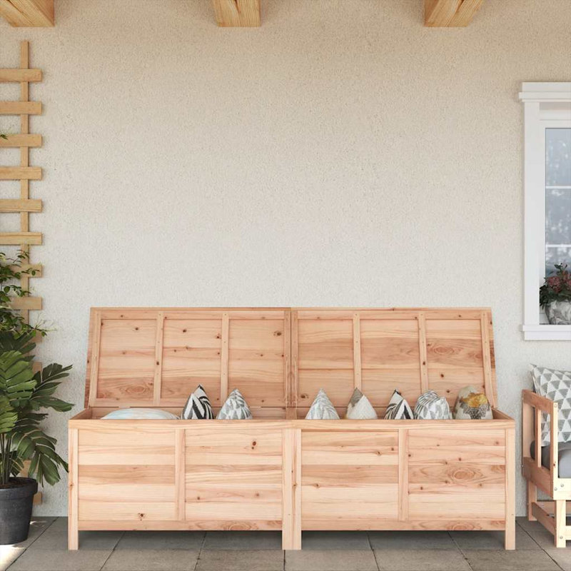 Coffre de rangement WALPLUS, Brun