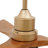 47.2in Ceiling Fan Light 3 Blade Fandelier with Lamp 3 Color LED Ceiling Fan Fixture with Remote Control for Bedroom Living Room Indoor Use