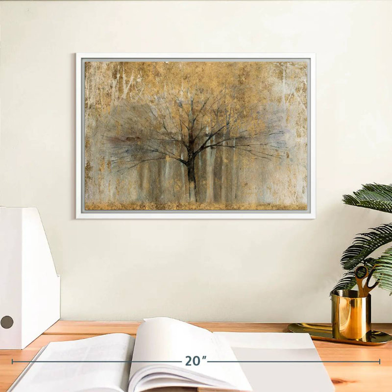 Or à bras ouverts, Cadre flottant blanc, 13 po x 9 po