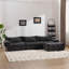 Canapé modulaire à assise profonde en chenille avec 3 coussins-1673818832