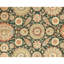Hand Knotted Wool Area Rug in Dark Green