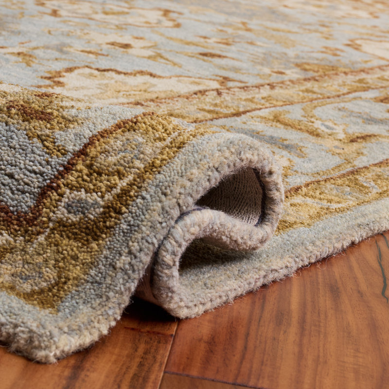 Sarasota Hand Tufted Wool Oriental Rug, Rectangle 5' x 8'