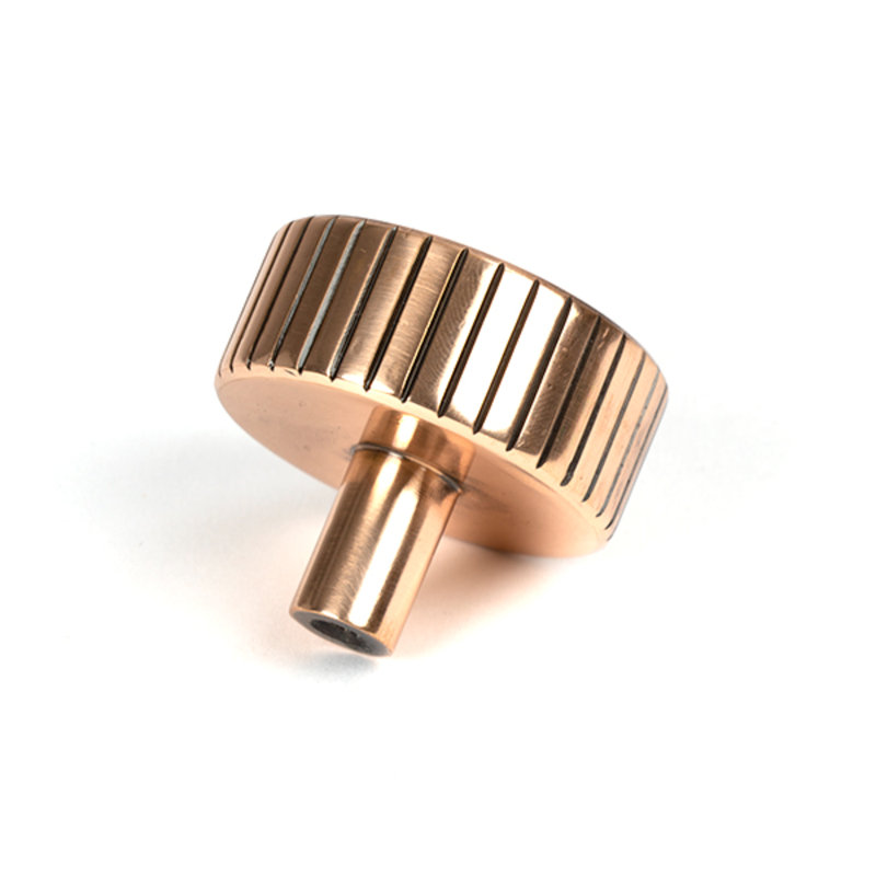 Round Knob, 4 cm, Polished Bronze