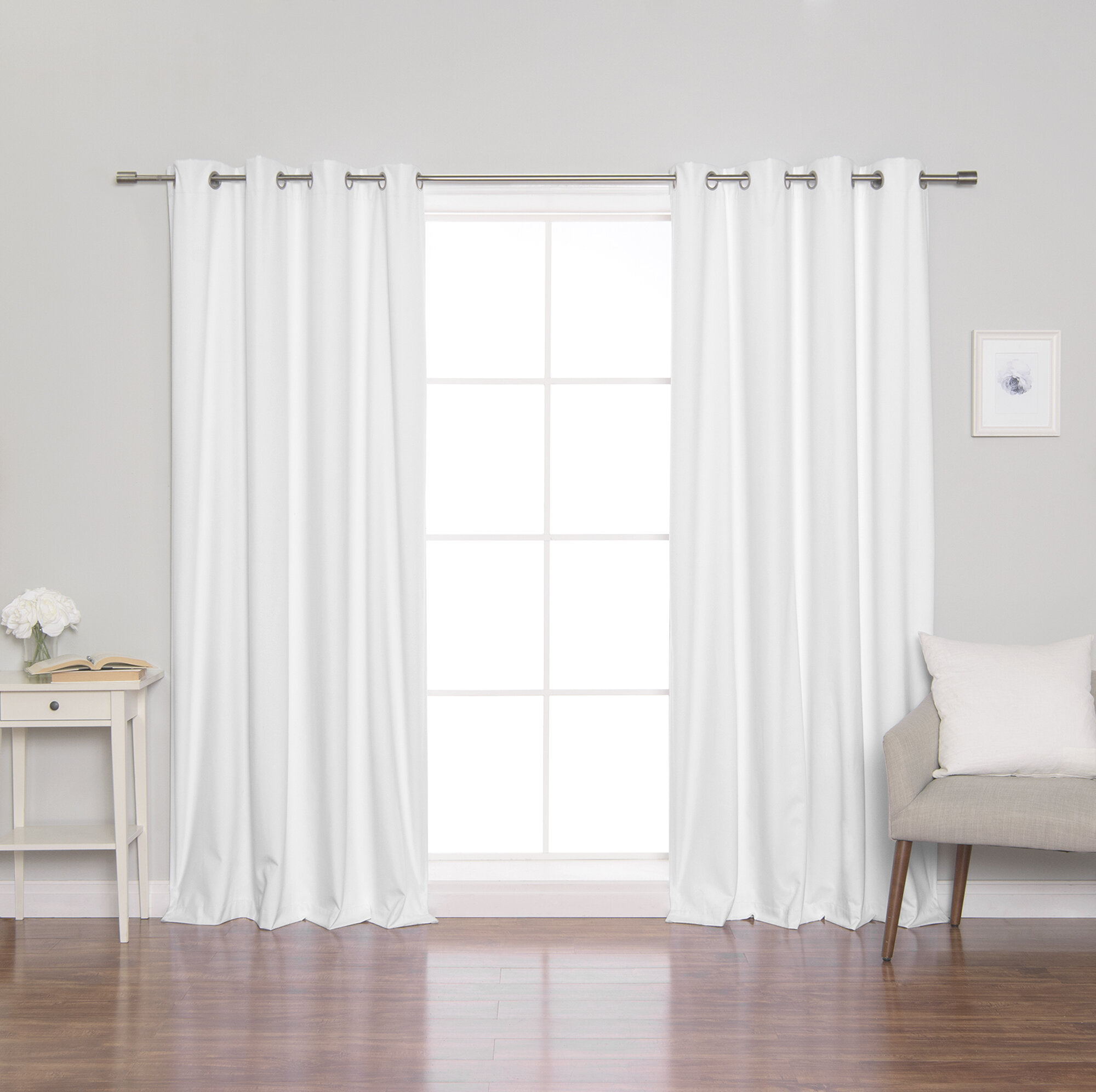 White Curtain Panels, White Drapes, Custom Curtains, off White Curtains,  Cream White Linen Blend Heavy Weight, 50% Blackout, Extra Long -  Canada