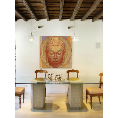 « bouddha i » par louise montillio, reproduction d’art sur toile tendue