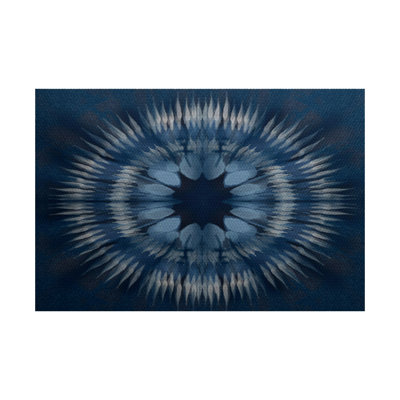 Tapis bleu Alissiya