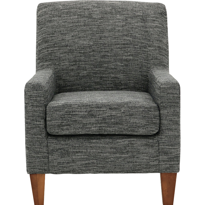 Peavy Upholstered Armchair, Hampden Charcoal