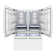 ZLINE Autograph Edition 60 in. 32.2 cu. ft. French Door Built-In Bottom Freezer Refrigerator with Water Dispensers and Ice Makers in Satin Stainless Steel