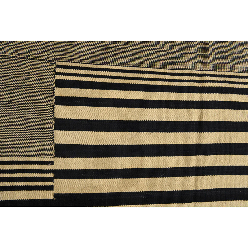 Tapis noir et blanc Jessen