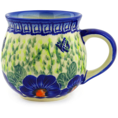 Brilliant Butterfly Popp Stoneware Coffee Mug