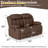 60.6'' Wide Modern Manual Reclining Loveseat – Recliner Loveseat With Skin-Friendly Microfiber