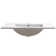 Allier Ceramic Rectangular Drop-In Bathroom Sink with Overflow