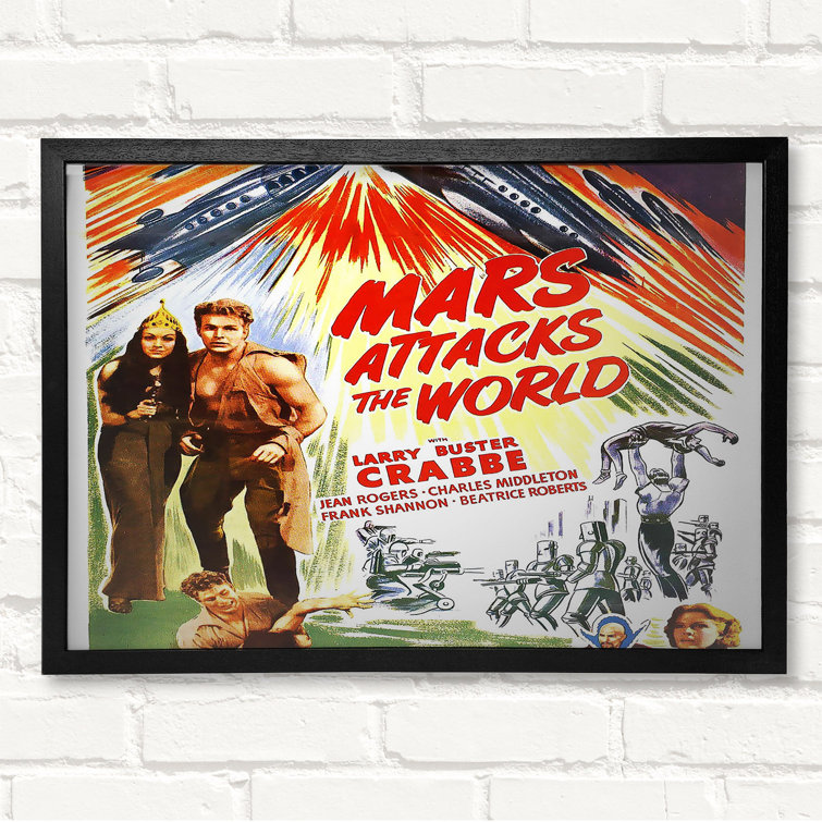 ClassicLiving Mars Attacks World Poster 1 - Closed Corner Frame Art ...