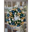 26" Holiday Evergreen Wreath With Ornaments