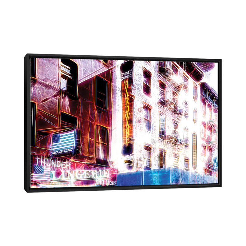 «US Hardware», reproduction d'impression sur toile, H 18 po x l 26 po x P 1,5 po, Toile avec cadre noir, Pas de tapis