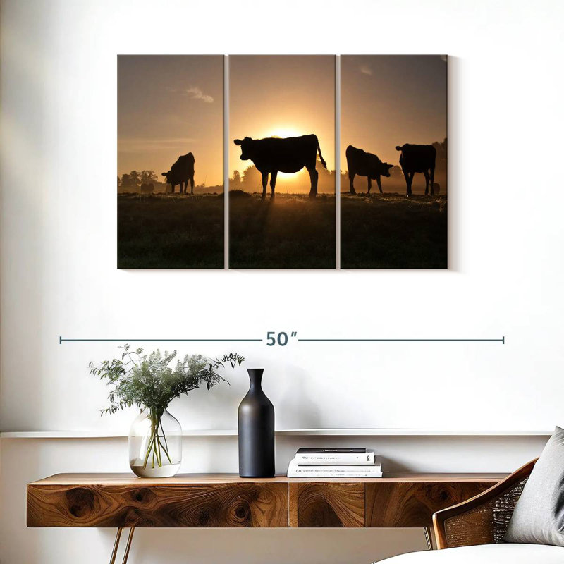 Silhouettes de vache Brampt, H 24 po x l 38 po