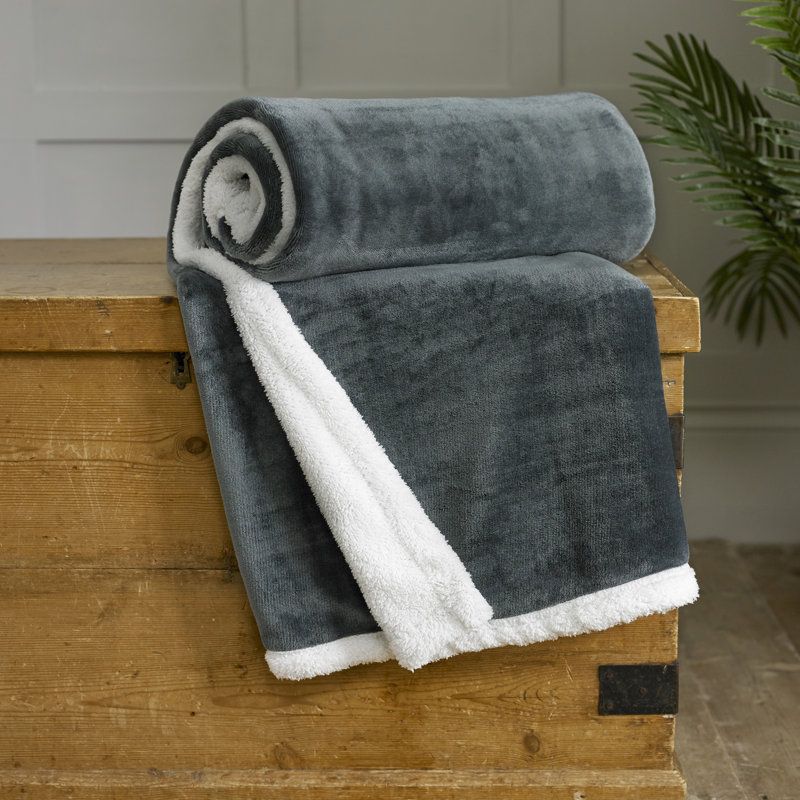 Sherpa Throw, Grey