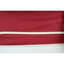 Abri de remplacement pour pavillon de jardin 10 pi x 10 pi - rouge Tissu avec. Hydrofuge. Drains inférieurs, filet rouge supérieur. Protégé, hydrofuge. Trous de drain à double couche et barrière