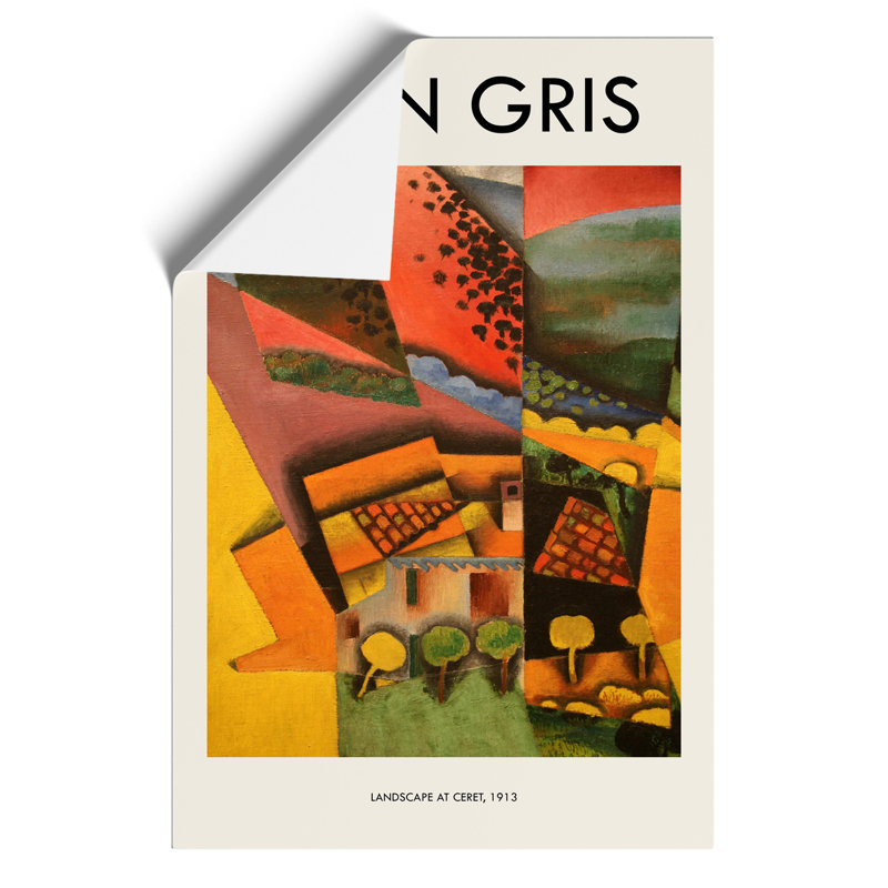 Landscape by Juan Gris - No Frame Painting, 30cm H x 21cm W x 0.1cm D