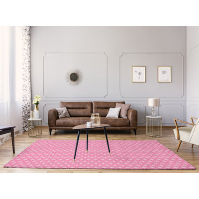 Chenille Geometric Indoor Rug