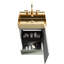 Meuble-lavabo moderne sur pied de 51 cm (20 po) avec lavabo monobloc en or brossé, E1, tiroir à fermeture amortie, option de fixation murale, embout en métal