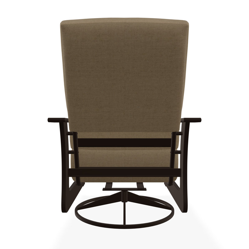 Chaise berçante pivotante en polymère St. Catherine, Kona, Roitelet