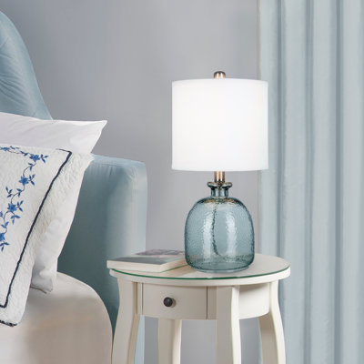 Heberling Textured Glass Table Lamp