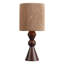 Lampe de table rustique à DEL en métal / métal avec abat-jour en papier 23,5 po Orbic Taper-174253922