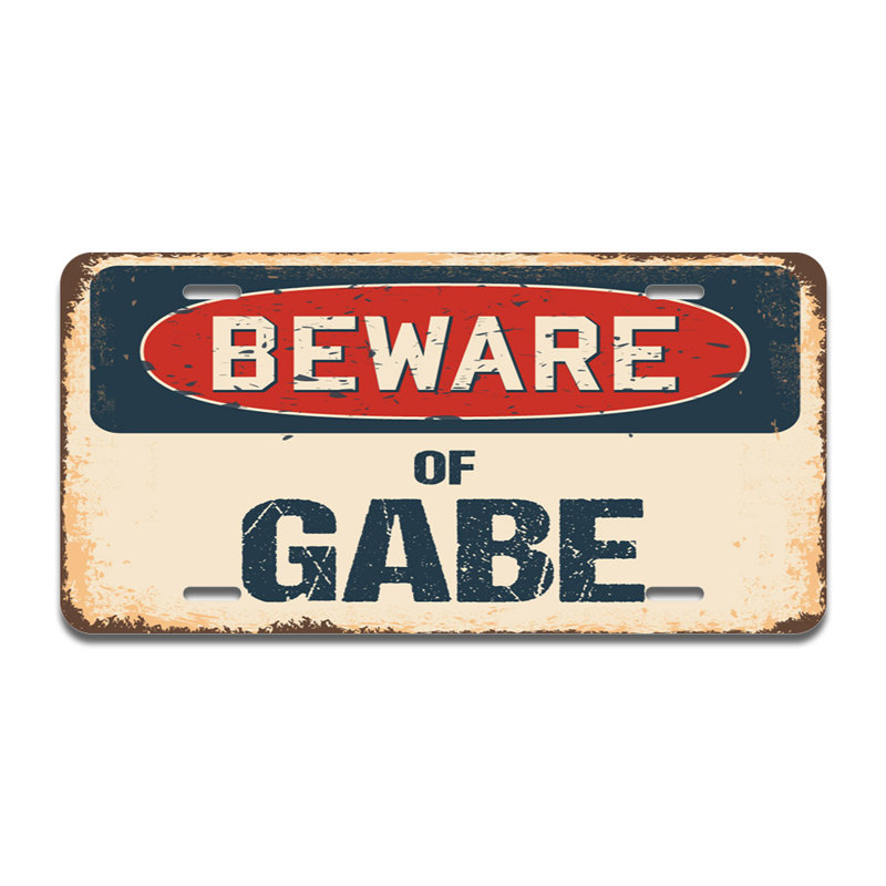 Cadre en aluminium Beware of Gabe