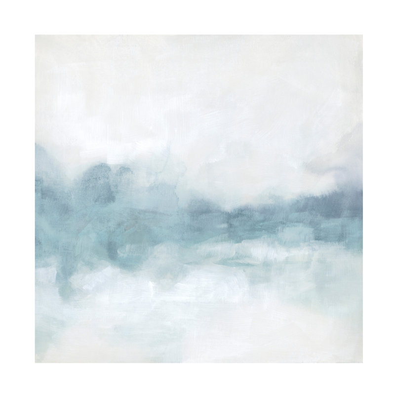 «Moody Blue Mist I» sur, H 24 po x l 24 po