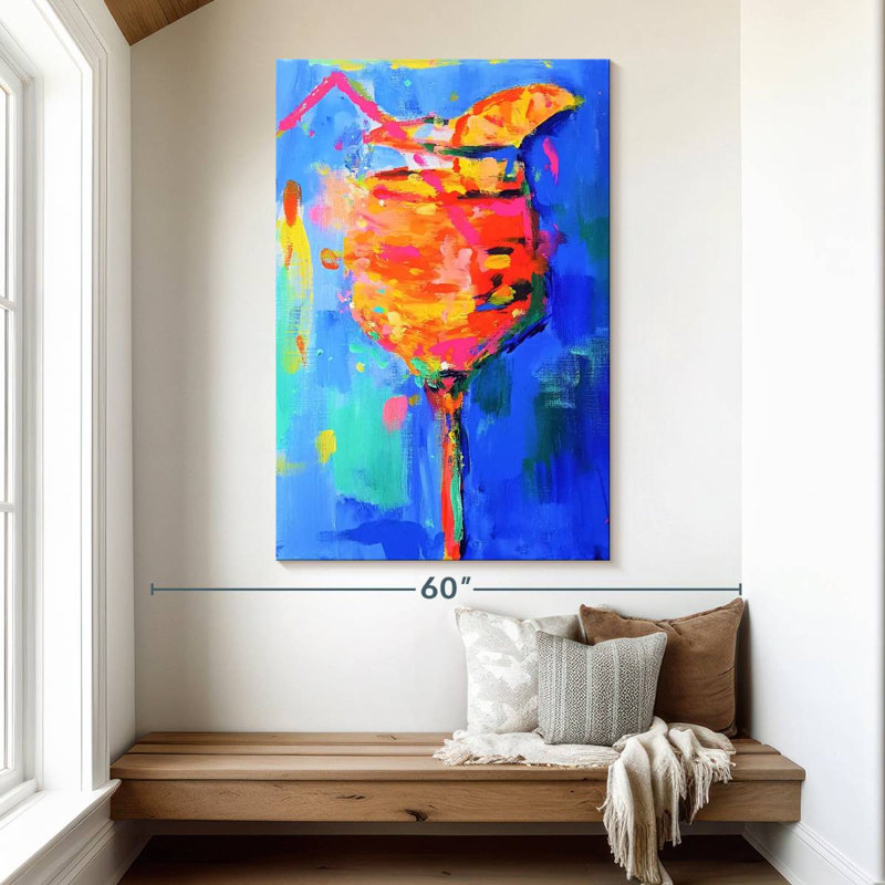 Yarlin Aperol Spritz I, 51" H x 34" W