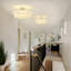 Luminaire de plafond semi-encastré à 3 lumières en métal et en tissu Muho pour salle à manger, salon, chambre à coucher, couloir, entrée, cuisine-1638772072