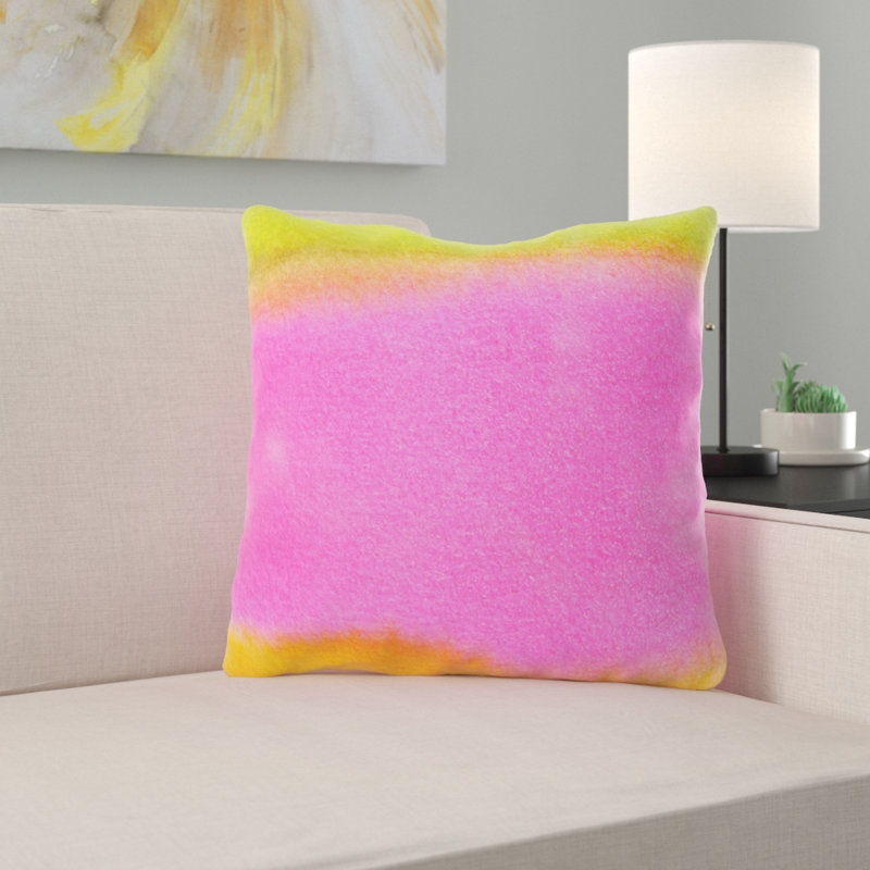 Floral Outdoor Reversible Throw Pillow, Microsuede, Indoor