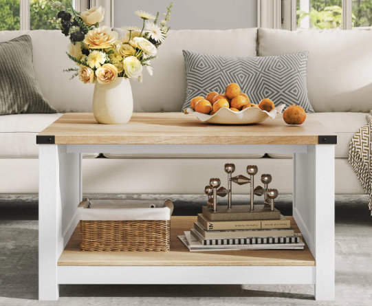 farmhouse style coffee table