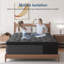 Matelas hybride mi-ferme 9 po / 12 po avec mousse viscoélastique rafraîchissante, ressorts ensachés, soulagement de la pression, lit dans une boîte-1192646776-1192646777