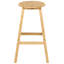 Counter Stool with Solid Wood Frame-1542749965