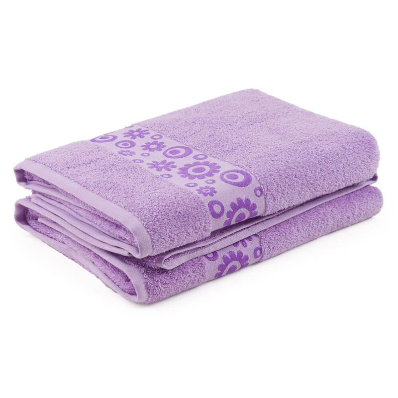 Ethan Cotton Midweight Bath Towel, Lilac