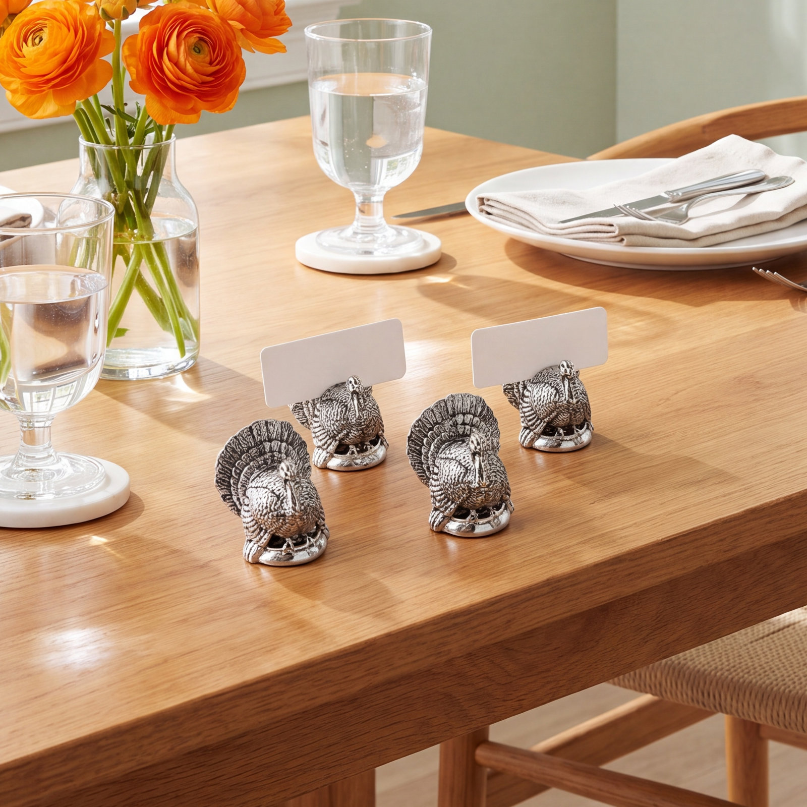 Game Birds Turkey Place Card Holder