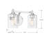 Meuble-lavabo 2 lumières Allani-132994406