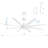 Ilette 8-Blade Metal Windmill Ceiling Fan with Remote Control-459525201-413739858