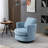 Zarren Upholstered Slipcovered Swivel Barrel Chair-1179294631