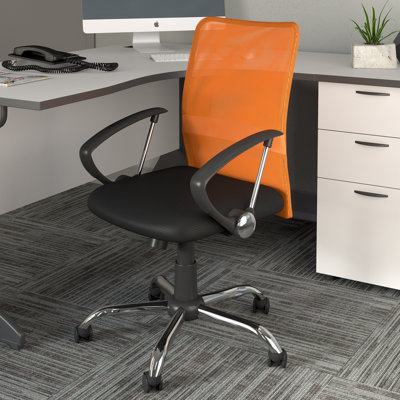 Chaise de travail pivotante en filet Hubbert