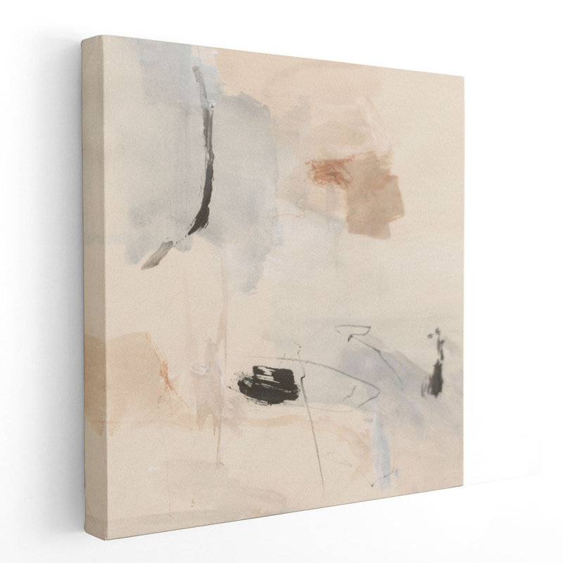 Oat et ardoise I - reproduction d'art sur toile, H 40 po x l 40 po