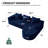 Boneless Boneless Cloud Couch, 102" L-shape Modular Sectional Sofa With Chaise, Soft Faux Fur Deep Seat, 3 Pillows & 2 Side Pockets For Living Room, Bedroom-934221388
