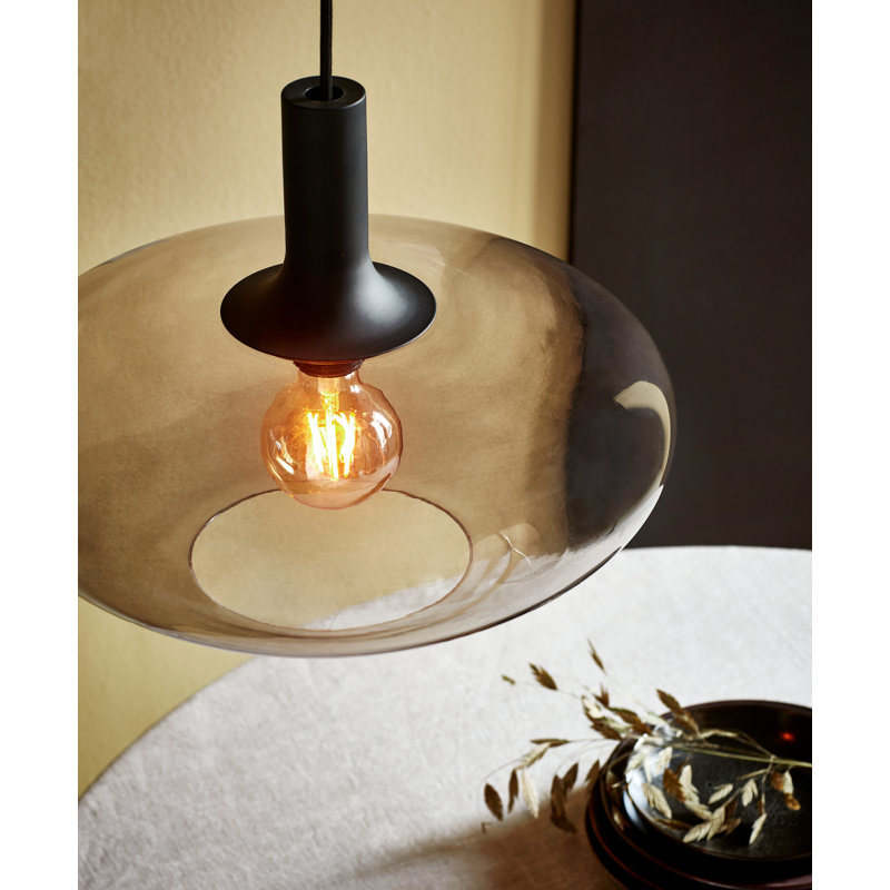 1 - Light Satin Black Single Pendant