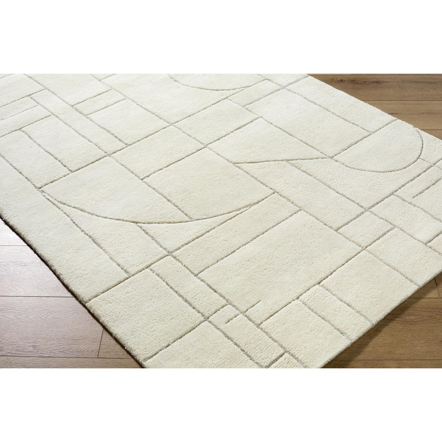 Lorette Hand-Tufted Geometric Rug, Rectangle 9' x 12'